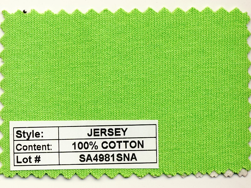 Jersey 100% cotton